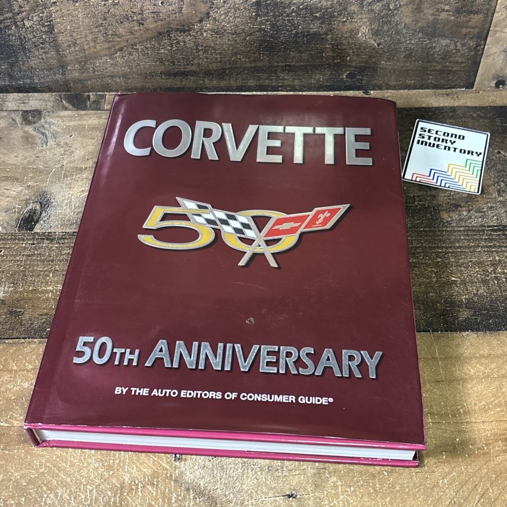 CORVETTE 50TH ANNIVERSARY The Auto Editors Of Consumer Guide Maroon HC DJ China